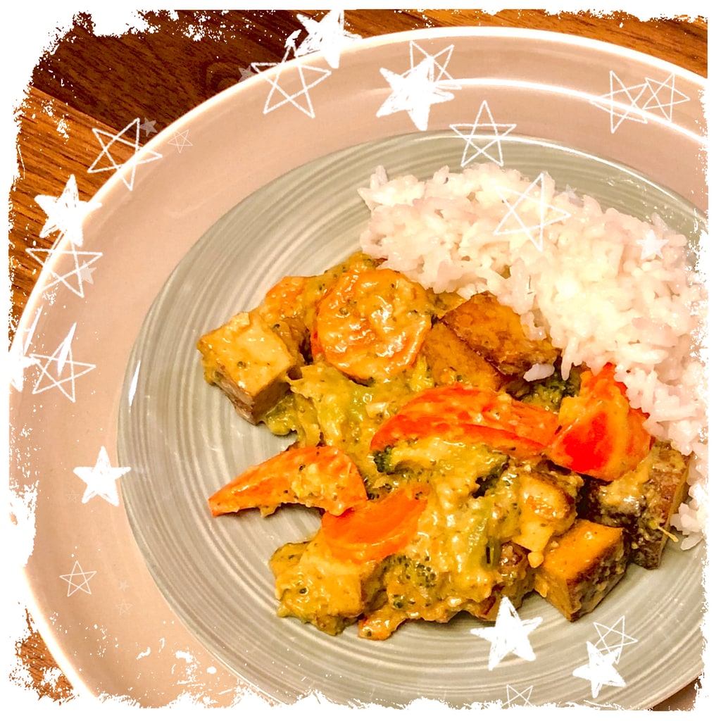 Thai Curry Gemuse Mit Rauchertofu Vegan Lecker Rezept