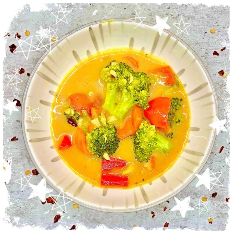 Gelbes Broccoli Paprika Curry Vegan So Lecker Rezept