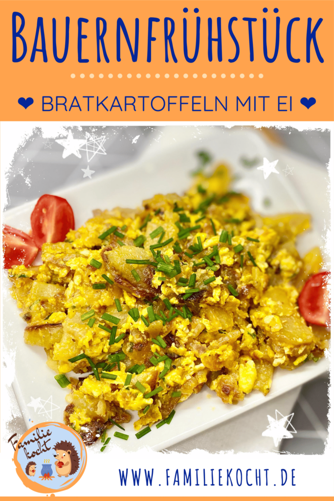 Bratkartoffeln mit Ei ♨ (Bauernfrühstück) - lecker Brunch