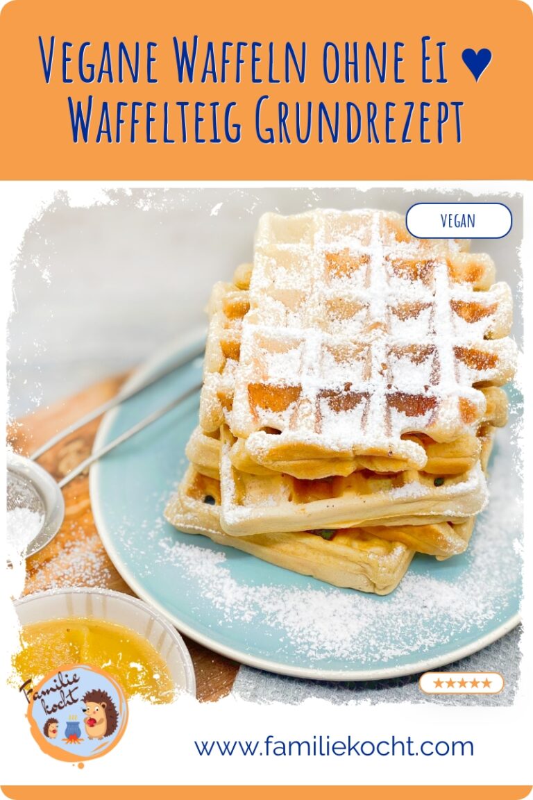 Vegane Waffeln Ohne Ei Waffelteig Grundrezept