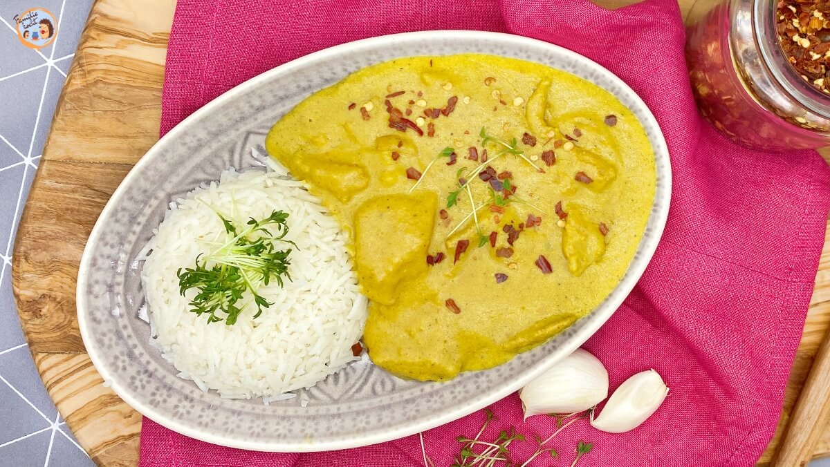 Chicken Korma vegetarisch ♥ lecker wie beim Inder (Rezept)