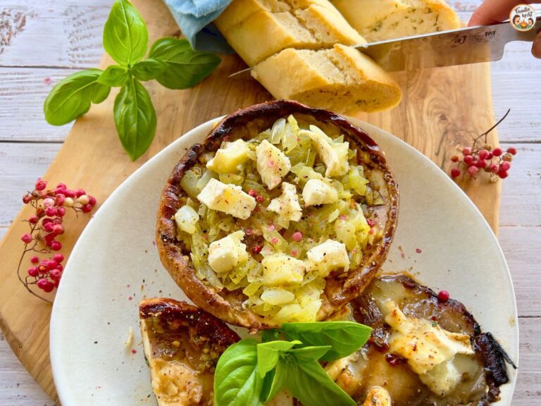 Gegrillte Portobello-Pilze mit Knoblauch und Thymian • Familie kocht